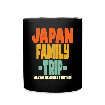 Japan Family Trip Holidays - Full Colour Mug - black - Front