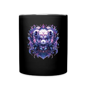 Panda Panda Head Panda Bear Panda Panda Baby - Full Colour Mug - black - Front