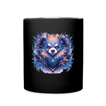 Panda Panda Head Panda Bear Panda Panda Baby - Full Colour Mug - black - Front