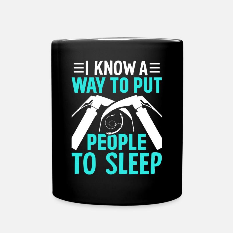 Anesthésiste Anesthésiologie - Mug uni - noir