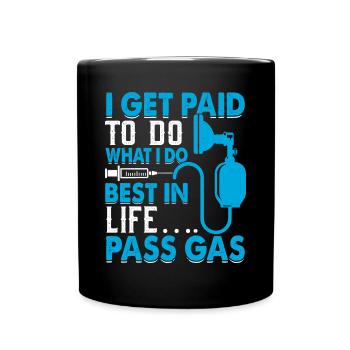 Anesthesiologist Anesthesiology - Full Colour Mug - black - Front