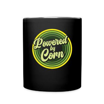 Retro Corn To Be Wild - Corn Farmer Farmer - Full Colour Mug - black - Front