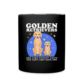 Golden Retriever Dog Dog Owner Gift - Full Colour Mug - black - Front