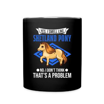 Shetland Pony Odeur Cadeau Shetty - Mug uni - noir - Devant