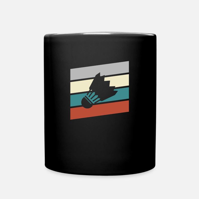 Badminton Rétro - Mug uni - noir