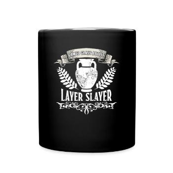Cameo Glass Artist - Layer Slayer - Cameo - Full Colour Mug - black - Front