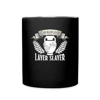 Cameo Glass Artist - Layer Slayer - Cameo - Full Colour Mug - black - Front