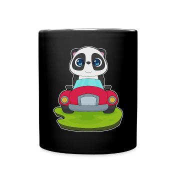 Panda Car - Full Colour Mug - black - Front