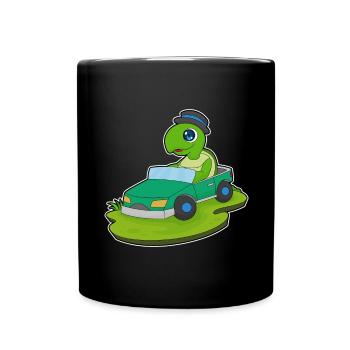 Turtle Car - Full Colour Mug - black - Front