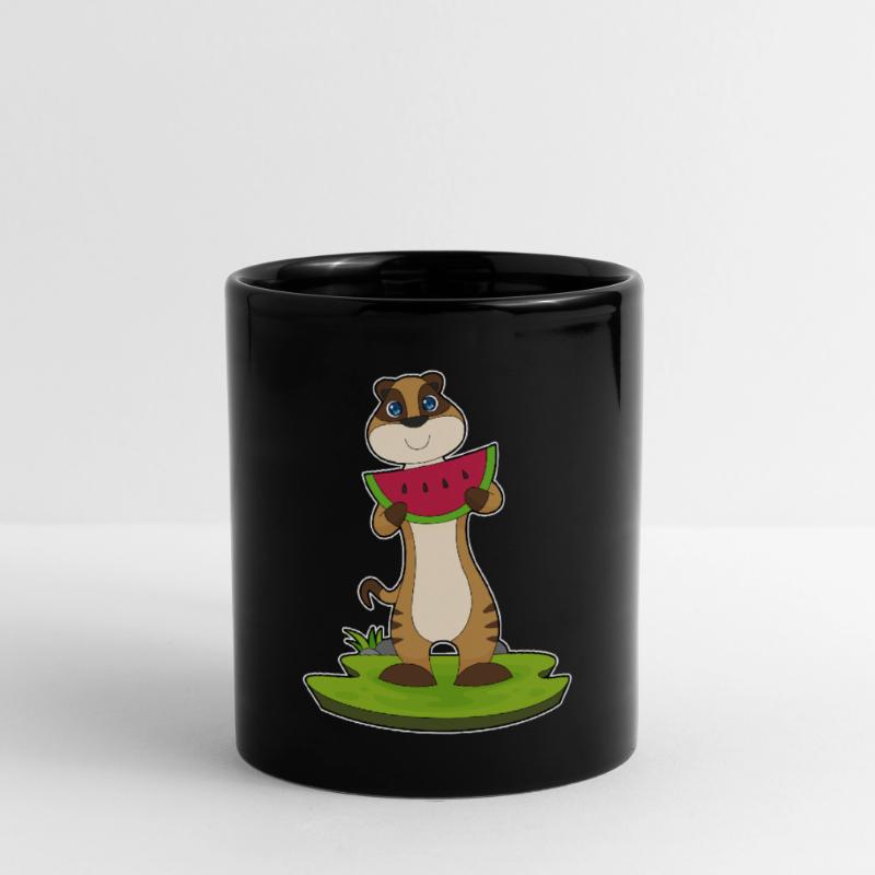 Suricate fruit de pastèque Mug uni
