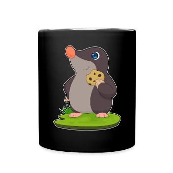 Cookie Taupe - Mug uni - noir - Devant