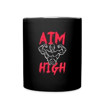 Bodybuilder Body Building Fitness Gym Gift - Full Colour Mug - black - Front