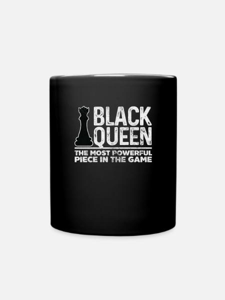 Schach - Tasse einfarbig - Schwarz