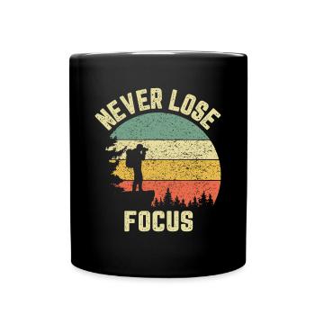 L’appareil photo ne perd jamais la mise au point de la photographie - Mug uni - noir - Devant