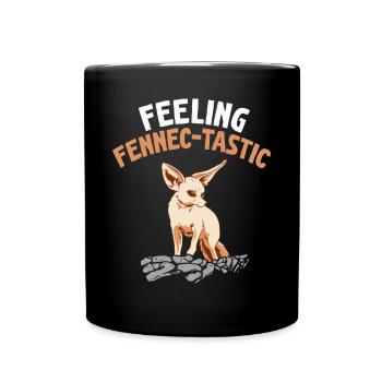 Fennek-schmeckender Fennek-fuchs-besitzer - Tasse einfarbig - Schwarz - Vorne