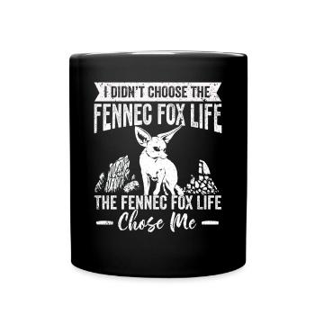 Fennec Fox Life m’a choisi Fennec Foxes - Mug uni - noir - Devant