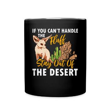Les renards Fennec peuvent avec les animaux moelleux - Mug uni - noir - Devant