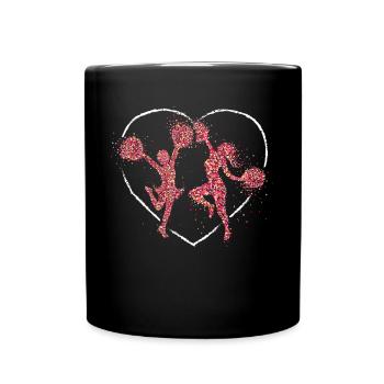 Cheerleader, Choreography, Dance Group, Football, Sport - Full Colour Mug - black - Front