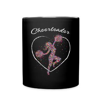 Cheerleader Cheerleading Entraîneur de gymnastique - Mug uni - noir - Devant