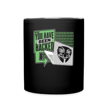 Vous avez été piraté Phishing Sniffer Grey Hat - Mug uni - noir - Devant