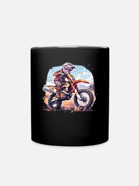 Enfants de motocross - Mug uni - noir
