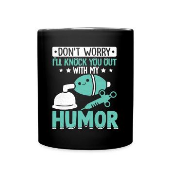 Anesthesiologist Anesthesiology - Full Colour Mug - black - Front