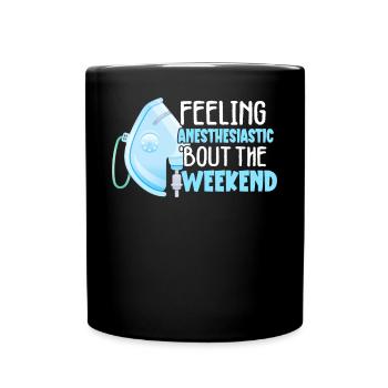 Anesthesiologist Anesthesiology - Full Colour Mug - black - Front