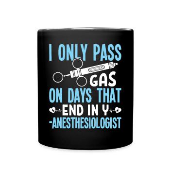 Anesthesiology - Full Colour Mug - black - Front