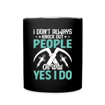 Anesthésiste Anesthésiologie - Mug uni - noir - Devant