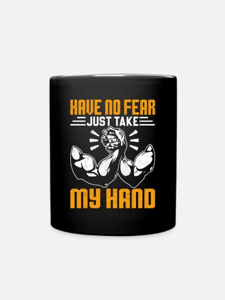 Armdrücken Armdrücker - Tasse einfarbig - Schwarz