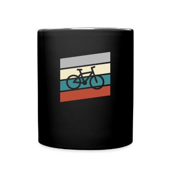 Vélo Rétro - Mug uni - noir - Devant