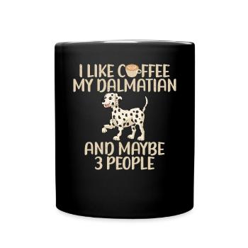 Gifts for Dalmatian Lovers - Tasse einfarbig - Schwarz - Vorne