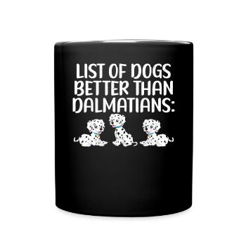 Gifts for Dalmatian Lovers - Tasse einfarbig - Schwarz - Vorne