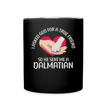 Gifts for Dalmatian Lovers - Tasse einfarbig - Schwarz - Vorne