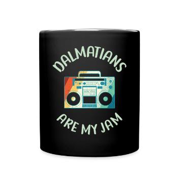 Gifts for Dalmatian Lovers - Full Colour Mug - black - Front
