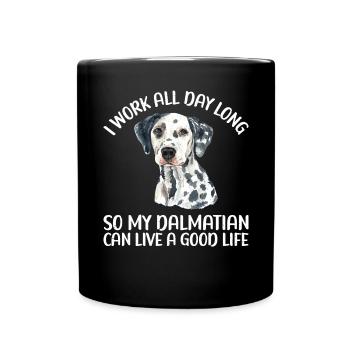 Gifts for Dalmatian Lovers - Tasse einfarbig - Schwarz - Vorne