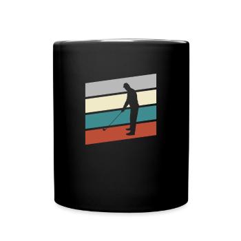 Golf Retro - Full Colour Mug - black - Front