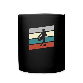 Football Rétro - Mug uni - noir - Devant