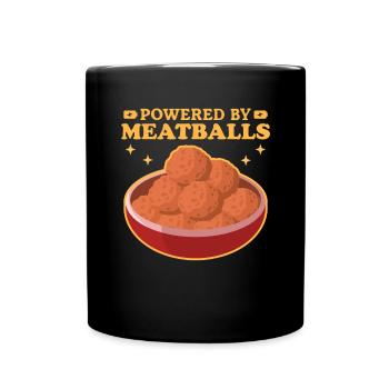 Boulettes de viande Boulettes de viande Boulettes de viande Cadeaux - Mug uni - noir - Devant