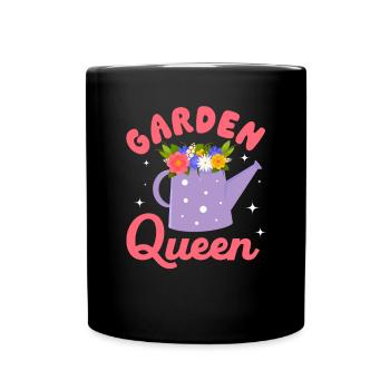 Garden Queen - Garden lovers - Full Colour Mug - black - Front