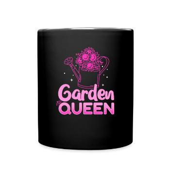 Garden Queen - Garden lovers - Full Colour Mug - black - Front