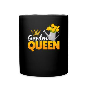 Garden Queen - Garden lovers - Full Colour Mug - black - Front