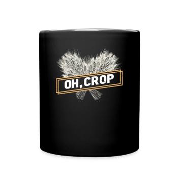 Farmer Farmer Grain Farmer Farm Country Egg Seed - Full Colour Mug - black - Front