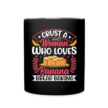 Drôle de vêtements de cuisson au pain aux bananes - Mug uni - noir - Devant