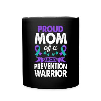 Mère de la - Mug uni - noir - Devant