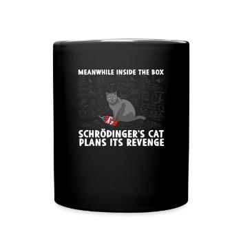 Inside The Box Revenge Of Schrödingers Cat - Tasse einfarbig - Schwarz - Vorne
