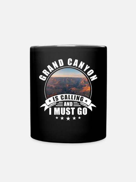 Grand canyon Souvenir Grand canyon Appels - Mug uni - noir