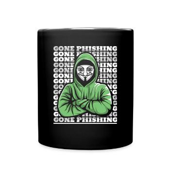 Gone Phishing Renifleur Ingénierie sociale Phishing - Mug uni - noir - Devant