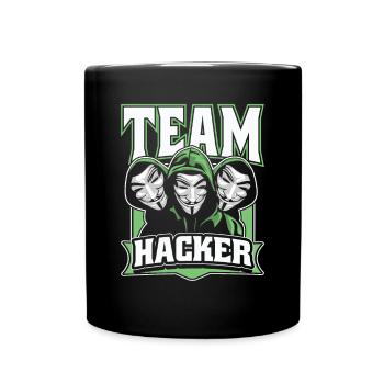 Team Hacker Social Engineering Phishing Sniffer - Mug uni - noir - Devant