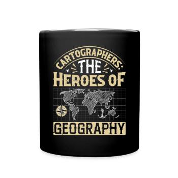 Cartographes - Mug uni - noir - Devant
